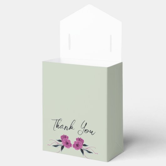 Romantische Gotische Lovers Elegant Dank U Bedankdoosjes (Geopend)