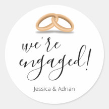 Romantische Gouden Ringen We Zijn Verliefd