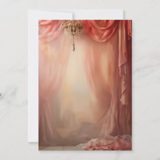 Romantische grillige Save The Date bruiloft (Achterkant)