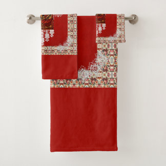 Romantische handdoekset bad handdoek