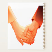 Romantische handjes vasthouden - Love & Conn Planner (Achterkant)