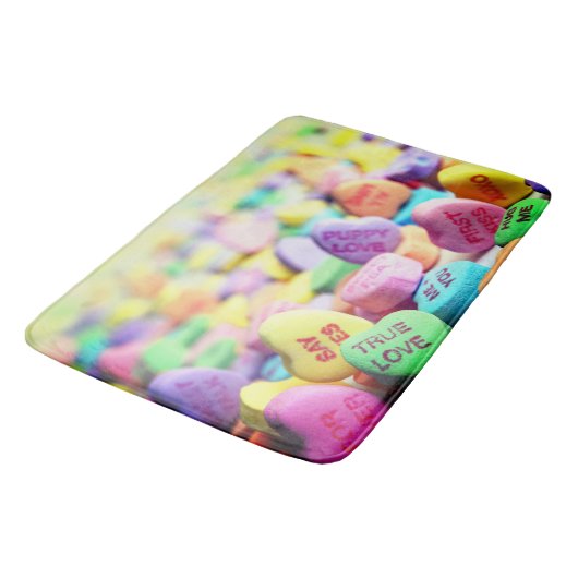 Romantische harten badmat (Gekanteld)