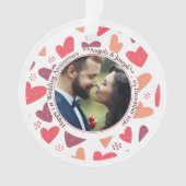 Romantische Harten - Custom Photo Ornament (voorkant)