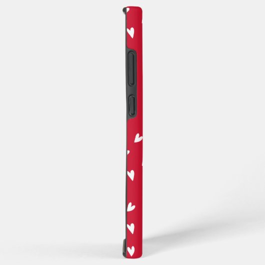 Romantische harten | Naam gepersonaliseerd monogra Samsung Galaxy Hoesje (Rechterkant)