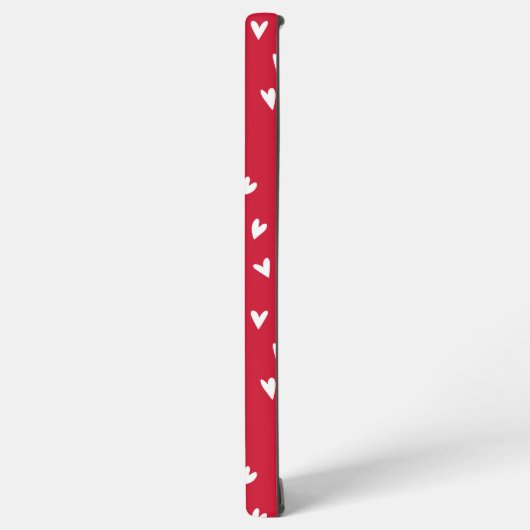 Romantische harten | Naam gepersonaliseerd monogra Samsung Galaxy Hoesje (Linkerkant)