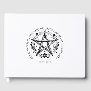 Romantische heidense wicca bruiloft gastenboek