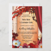 Romantische herfst klassieke Italiaanse all-in-one Kaart (Voorkant)