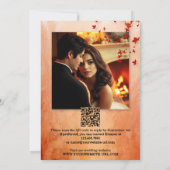 Romantische herfst klassieke Italiaanse all-in-one Kaart (Achterkant)