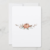 Romantische herfst save the dates date (Achterkant)