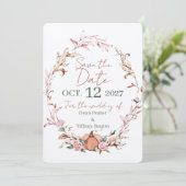 Romantische Herfst Save The Dates Save The Date (Staand voorkant)