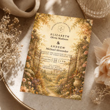 Romantische herfst wilde bloemen bruiloft