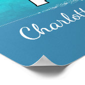 Romantische huwelijksreis vakantie Aruba Island ka Poster (Hoek)