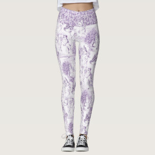 Romantische Indigo Rococo Art Style Elegant Gift Leggings