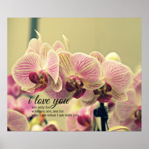 Romantische inspiratie citaat poster