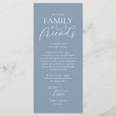 Romantische instelling voor een binnenplaats Dank  Programma (Voorkant)