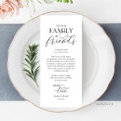 Romantische instelling voor een binnenplaats Dank Programma