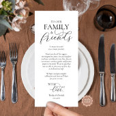 Romantische instelling voor een binnenplaats Dank Programma