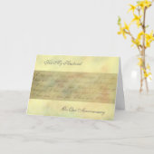 Romantische Jubileumkaarten I Love You Kaart (Gele Bloem)