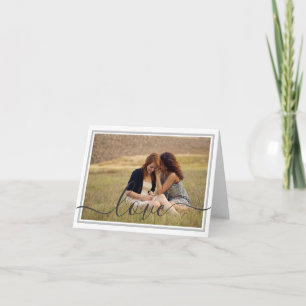 Romantische kaart - Voeg uw eigen foto toe