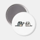 Romantische kat magneet (Voorkant / Achterkant)