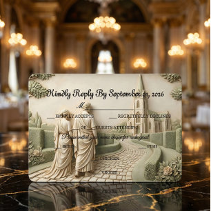 Romantische Kathedraaltuin Oude Wereld RSVP Kaartje