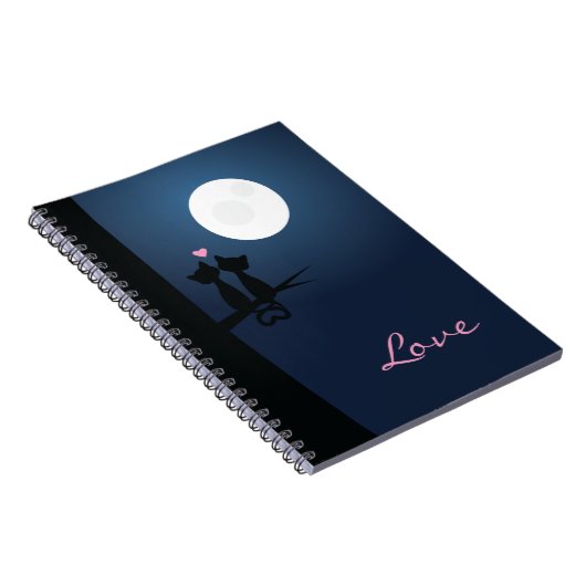 Romantische katten notitieboek (Rechterzijde)