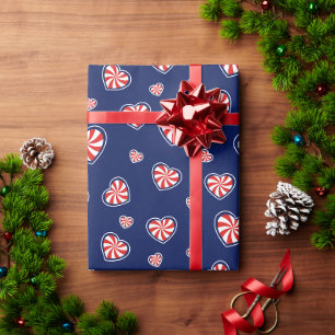 Romantische Kerstmis Cadeaupapier
