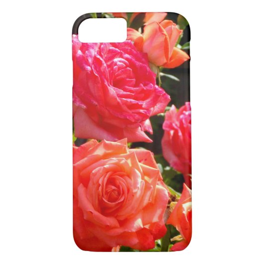 Romantische koraalRozen Case-Mate iPhone Case (Achterkant)