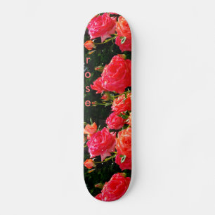Romantische koraalRozen Skateboard