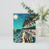 Romantische  Kustkunst Briefkaart (Staand voorkant)