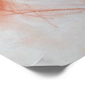 ROMANTISCHE LADY/ Sepia Brown Poster (Hoek)