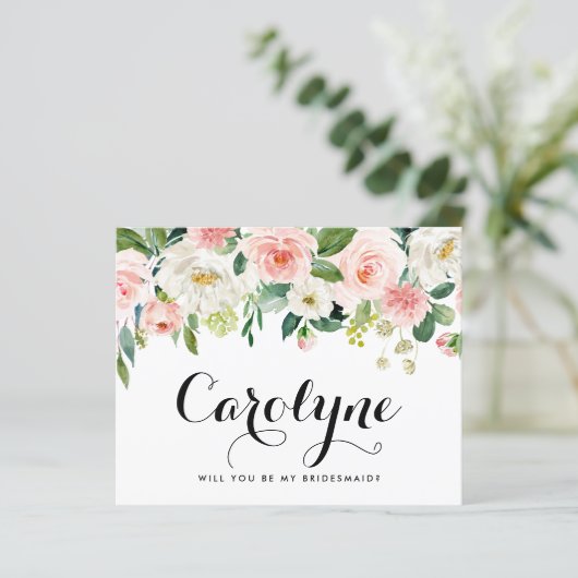 Romantische lentevloerbloemen zullen je zijn (Staand voorkant)