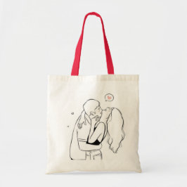 Romantische liefde Canvas tas – stijlvol en beteke