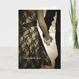 Romantische liefde kaart