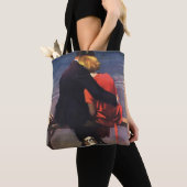  Romantische liefde, Romance op het strand Draagtas (Dichtbij)