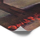  Romantische liefde, Romance op het strand Poster (Hoek)