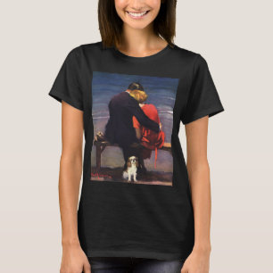 Romantische liefde, Romance op het strand T-shirt