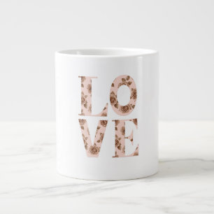 "Romantische Liefde t Kunst & Cadeaus" Extra Grote Beker