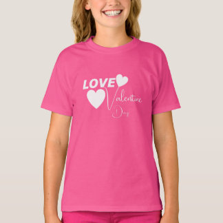 Romantische liefde Valentijnsdag T-shirt