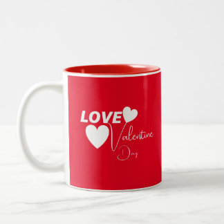 Romantische liefde Valentijnsdag Tweekleurige Koffiemok