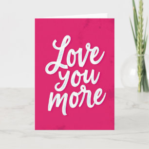 Romantische Liefdes Scriptkaart Kaart