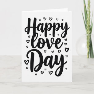 Romantische Liefdesdagkaart Kaart