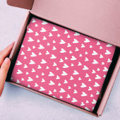 Romantische Liefdeshartjes Roze Witte Meisjesachti Tissuepapier