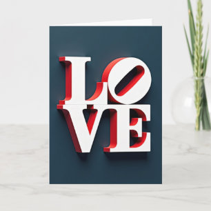 Romantische Liefdeskaart Kaart