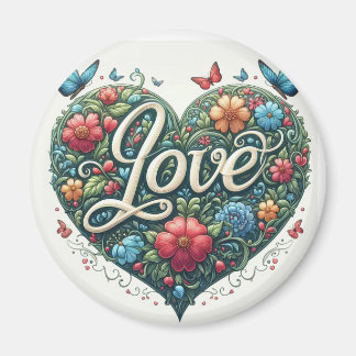Romantische liefdesmagneet magneet