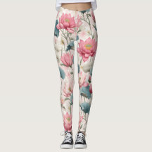 Romantische Lotus in Roze, Crème en Zacht Groen