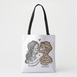 Romantische Love Art damestas stijlvol cadeau voor Draagtas