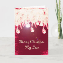 Romantische Magische Kerstkaart