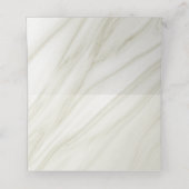 Romantische marine en rode bloemen marmer (Binnenkant ongevouwen)