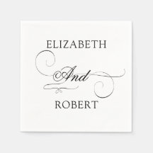 Romantische minimalistische luxe monogram bruiloft